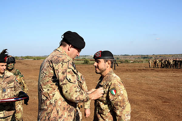 Croce di Bronzo al merito dell’esercito per il Capitano Giuseppe DURANTE