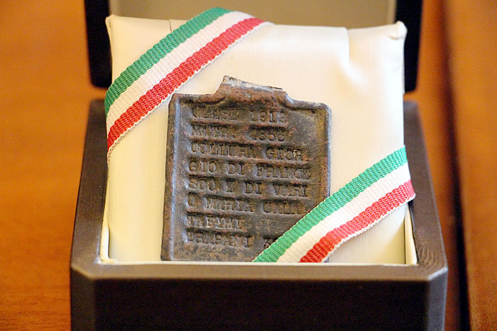 Consegna della Piastrina Giorgio Collura 12