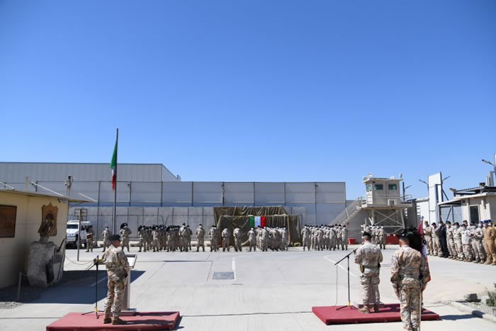 5_OPERAZIONE PRIMA PARTHICA_TRANSFER OF AUTHORITY DEL COMANDANTE DEL BATTAGLIONE DELL'IT NCC LAND