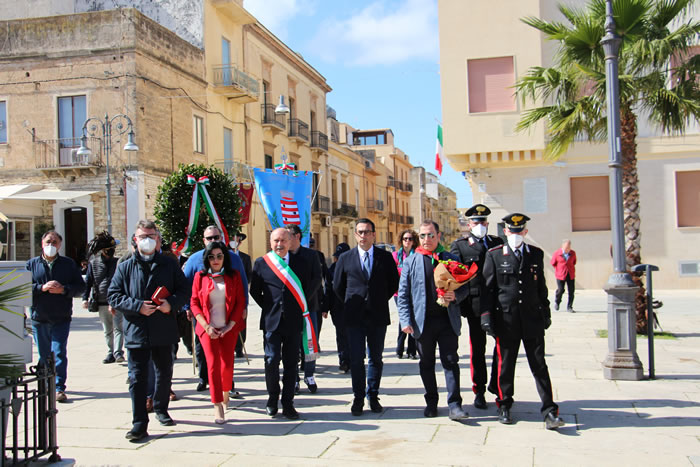 Paceco, celebrata la Festa del  77° anniversario della Liberazione dal regime nazifascista.