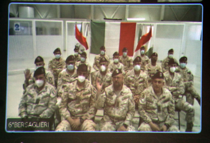 Collegamento con il Battaglioine del Col. Giovanni PATTI