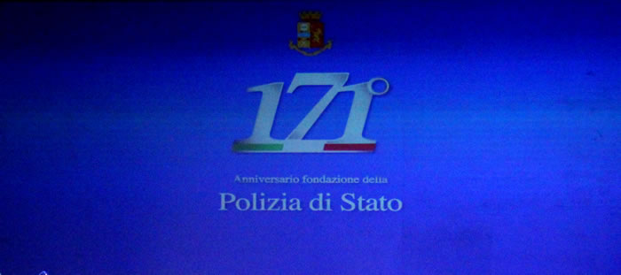 171° anniversario dalla fondazione della Polizia di Stato.