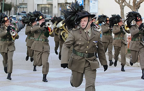 Flash Mob per la Fanfara del 6° Reggimento Bersaglieri